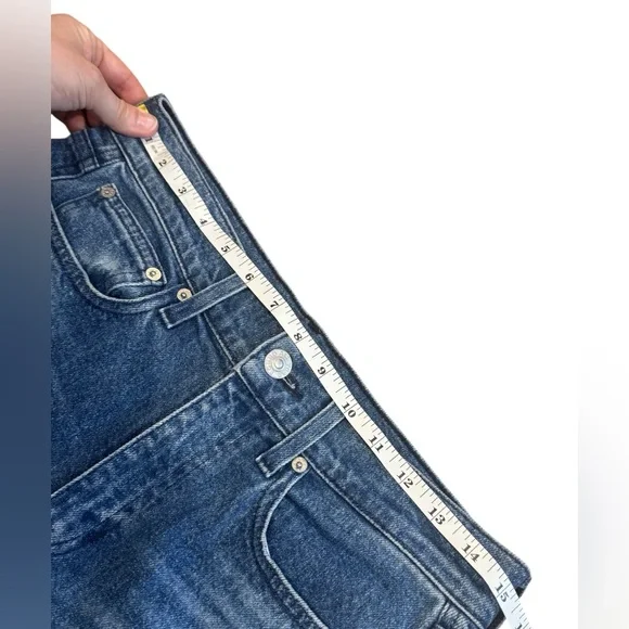 Ayr The Secret Sauce Good Mood Blue Denim Straight Jeans Sz 29 Regular - Picture 7 of 11